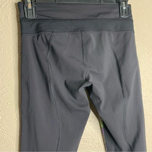 Lululemon Inspire Tight full On Luxtreme Mesh Floral Sport White Multi Black - Picture 8 of 13